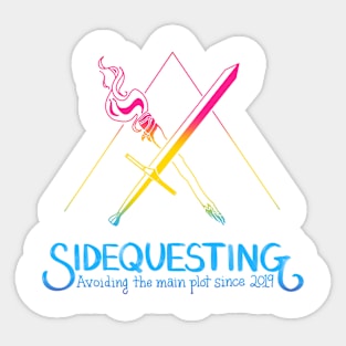 Pan Sidequesting Logo Sticker